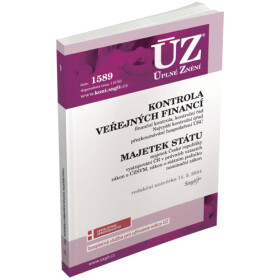 ÚZ 1589 Kontrola veřejných financí,