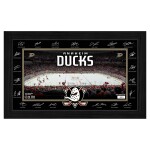 Highland Mint Fotografie Anaheim Ducks NHL Limited Edition 2026–27 Facsimile Signature 12" x 20" Rink Framed