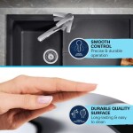 GROHE - QuickFix Start Dřezová baterie s výsuvnou sprškou, chrom 1012400000