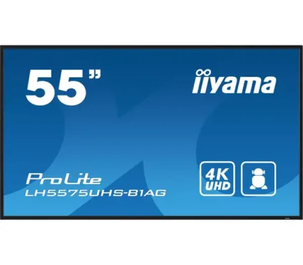 55" IIYAMA ProLite LH5575UHS-B1AG / IPS / 3840 x 2160 / 16:9 / 8 ms / 500 cd / 1200:1 / HDMI / DP (LH5575UHS-B1AG)