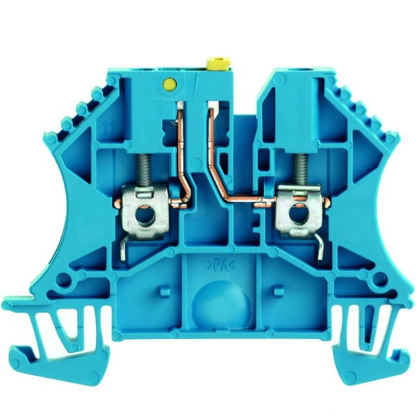 Weidmüller 8731640000 zkušební oddělovací řadová svorka šroubovací modrá 100 ks