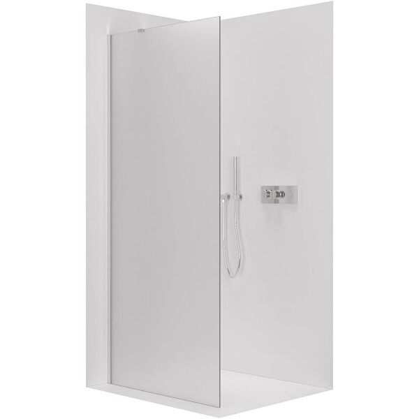 CERANO Sprchová zástěna Walk-in Onyx Y L/P - 8 mm - chrom, mléčné sklo - 110x200 cm