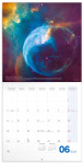 Poznámkový kalendář NASA 2025, 30 30 cm