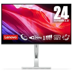 23.8" Lenovo L24m-4A šedá / IPS / 1920 x 1080 / 1ms / 250cd / 1500:1 / USB-C+HDMI / VESA (67BDUAC6EU)