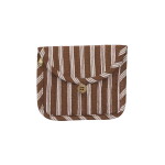 MADAM STOLTZ Textilní peněženka Multi Coloured Fialová, fialová barva, modrá barva, hnědá barva, textil