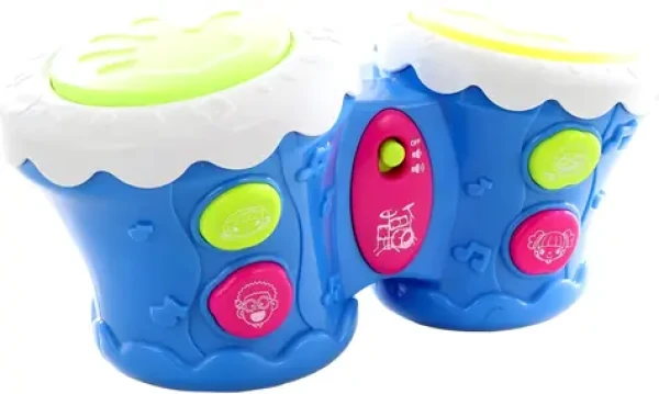 HUANGER Elektronické baby bubínky modré