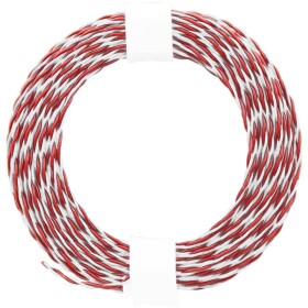 Donau Elektronik 210-05 lanko/ licna 2 x 0.04 mm² + 2 x 0.04 mm² červená, bílá 10 m