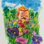 Popisovač Faber-Castell Pitt Artist Pen Brush 6 ks, hrot B, jarní odstíny