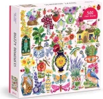 GALISON Čtvercové puzzle Bzučící kytice