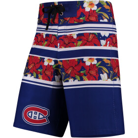 FOCO Pánské Plavky Montreal Canadiens Floral Stripe Boardshorts Velikost: