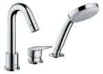 HANSGROHE - Logis Baterie na okraj vany, 3-otvorová instalace, chrom 71313000