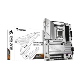 GIGABYTE B650 ELITE AX ICE B650 AM5 4x DDR5 PCIEx16 1x 2.5GLAN ATX B650 ELITE AX