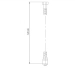 SAPHO - SOFTFLEX plastová sprchová hadice, 120cm, gun metal 1208-10GM
