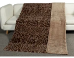 Deka Fashion Leopard 150x200 cm, hnědá