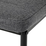 Jídelní set s 4 židlemi, 130x70x76cm, keramika, mramor, ASE-1004 GREY2