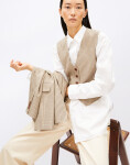 Armedangels Sineriaa Check 2248 sand stone L