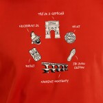 Bushman Pánské tričko Unique Hrdina, terracotta XXL