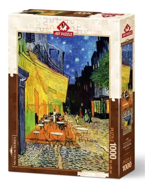 ART PUZZLE 5210 Puzzle Museum Series: Terasa kavárny v noci