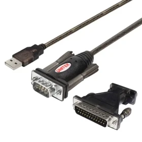 Unitek Y-105A černá / Redukce USB-A - DB-9 / RS-232 / 1,5 m (Y-105A)