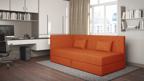 FRONTI Postel s úložným prostorem IVET 4 - oranžová - Opera Orange