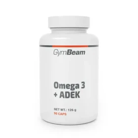 Omega 3 + ADEK - GymBeam (90 kaps.) (110932-1-90caps)