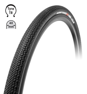 Plášť TUFO Gravel THUNDERO 700 x 40C, bezdušový, černý