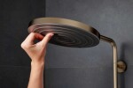 HANSGROHE - Pulsify S Puro Sprchový set s termostatem, průměr 26 cm, 3 proudy, kartáčovaný bronz 24236140