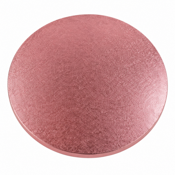 Podložka pod dort PEVNÁ Cake Star růžovo-zlatá vzor Grape kruh 36 cm 14" (1 ks)