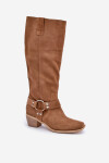 Kozačky na podpatku model 203900 Step in style 41