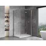 MEXEN/S - Mist-F Duo sprchový kout skládací dveře pravá 85 x 95, transparent, chrom 8A6-085L-095P-01-00