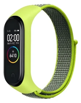 Beline NylonLoop žlutá / Řemínek / pro Xiaomi Mi Band 3/4/5/6/7 / nylonový