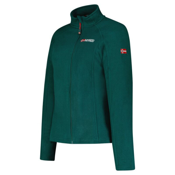 Geografické Norsko TUG FZ DARK GREEN DB LADY 235 WW3123F/GN fleecová mikina XL