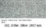 Glitter Pen Marabu 25 ml - stříbrná 582
