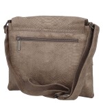 Dámská crossbody kabelka s hadím vzorem Geina, šedo-béžová