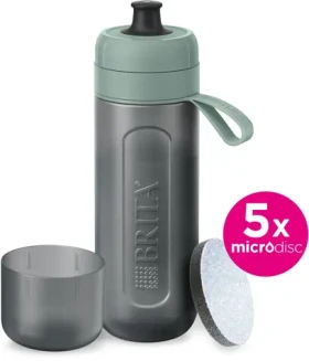 Brita Fill Go Active pastelová zelená / Filtrační láhev na vodu / 5x filtr (1059301)