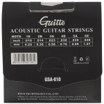 Guitto GSA-010 Acoustic Guitar Strings 10-48