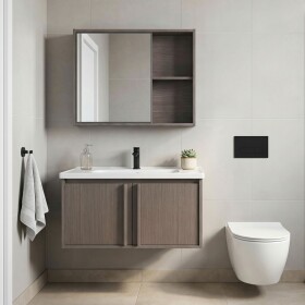 REA - Sada koupelnového nábytku s umyvadlem Gama T25023 KJM 80CM REA-M0210