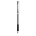 Waterman Impression Stainless Steel CT / Plnicí pero / hrot F / modrá náplň / dárková krabička (2225450)