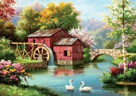 ART PUZZLE 5188 Puzzle Starý červený mlýn