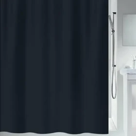 Spirella PRIMO sprchový závěs 180 x 180 cm černý / polyester (7610583181237)