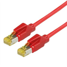 Secomp 21.05.9551 RJ45 síťové kabely, propojovací kabely CAT 6A S/FTP 5.00 m červená (jasná) dvoužilový stíněný, bez halogenů, samozhášecí 1 ks