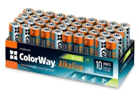 Colorway alkalická baterie AA 40ks / 1.5V (CW-BALR06-40CB)