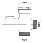 Rubineta - Přepínač DIVERTER OLBA636511