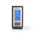 Nedis Meteorologická stanice / Vnitřní a Venkovní / Předpověď počasí / Zobrazením času / LCD Disple (WEST201GY)