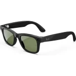 Meta Ray-Ban Gen1 Wayfarer Shiny Black G15 Green (8056597988377)
