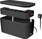 LogiLink LPS282U černá / Zásuvkový blok / 5x zásuvka / 1,5 m (LPS282U)