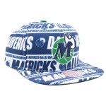 Mitchell & Ness Pánská kšiltovka Dallas Mavericks NBA Meat Paper Snapback - Tyrkysová