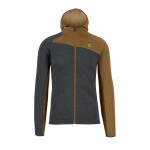 KARPOS Averau Full-Zip Hoodie Fleece, Woodl Gray/Bronze velikost: XL