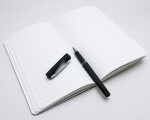 Notes linkovaný A5 Kraft Modrotisk