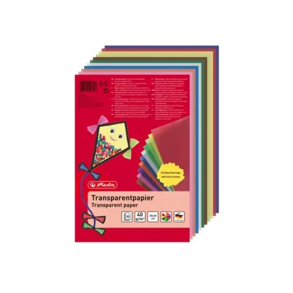Herlitz Transparentní papír / 10 listů / průhledná (246413)